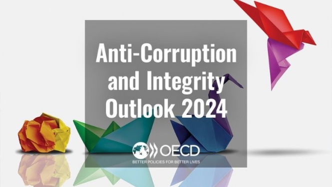 Attēlā redzams OECD izdevuma vāka foto