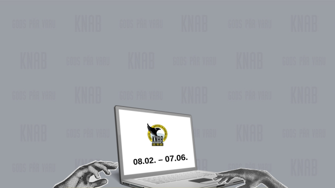 Attēlā redzamas rokas, kas virzītas uz atvērtu datoru