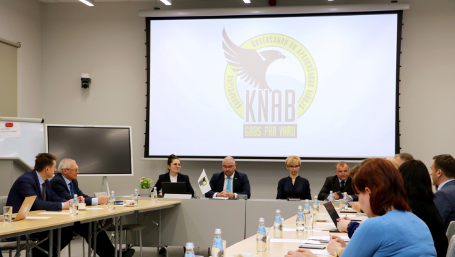 KNAB un LPS tikšanās KNAB zālē