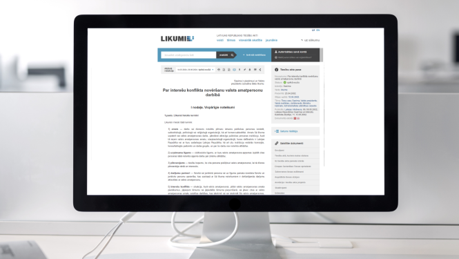 Attēlā redzams dators