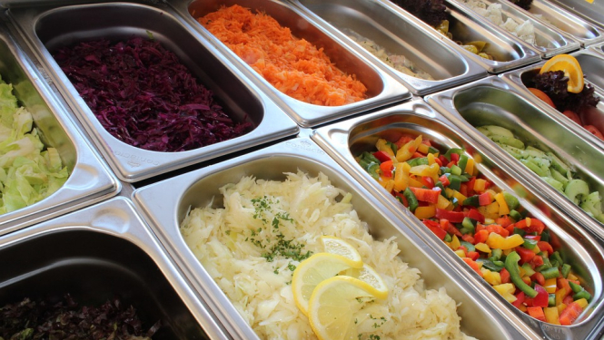 Attēlā redzams ēdiens