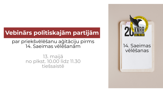 Attēls ar tekstu par vebināra iespēju